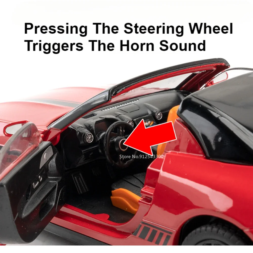 1:22 스케일 SL63 NA1 모델 장난감 자동차 합금 다이캐스트 라이트 사운드 풀백 도어 오픈 미니어처 스포츠카 모델 컬렉션 선물