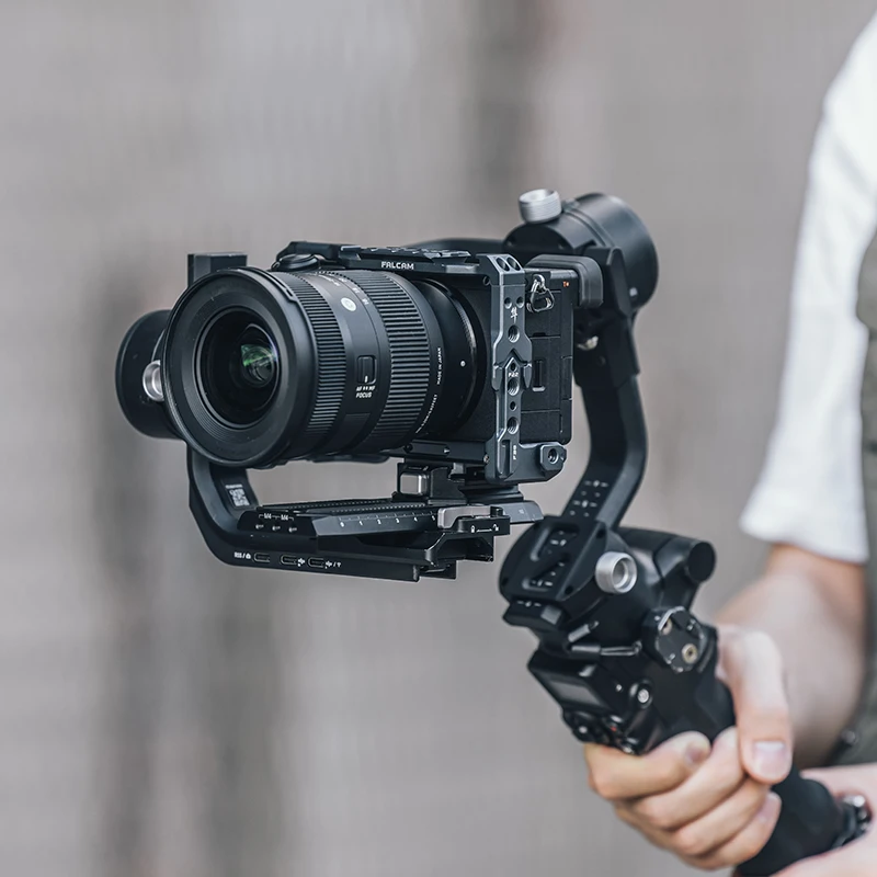 FALCAM F22 F38 Gaiola de câmera de liberação rápida PARA SONY A6700 C00B3804 Placa inferior de liberação rápida