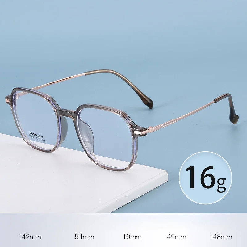 

Glasses Frame Tr90 Metal Temple Internet Celebrity Glasses Frame Large Frame Thin Montura Deportiva Hombre Lentes Oculos