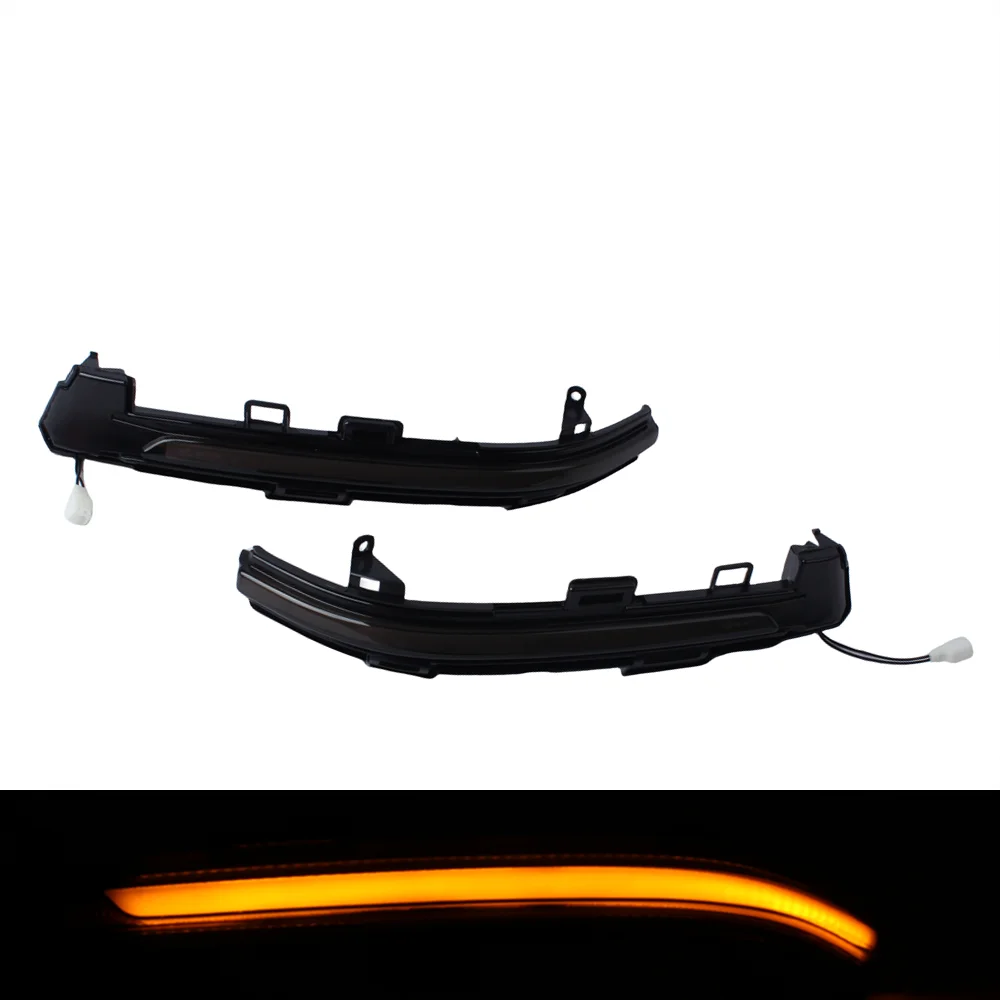 For VW ID4 ID.4 E21 2020 2021 2022 2023 2Pcs Dynamic LED Side Mirror Light Sequential Blinker Indicator Lamps Car Accessories