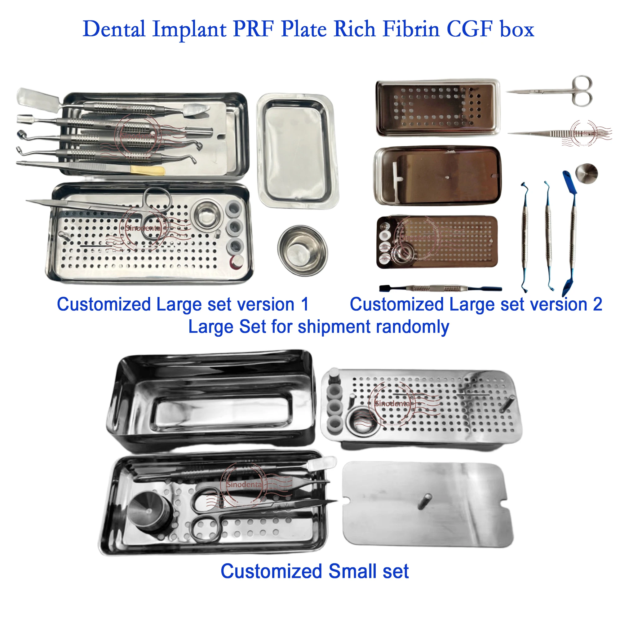 Dental PRF Box Platelet Rich Fibrin Set Bone Graft Instrument CGF Centrifuge Tool Box for Dental PRF CGF Membrane Surgery Used