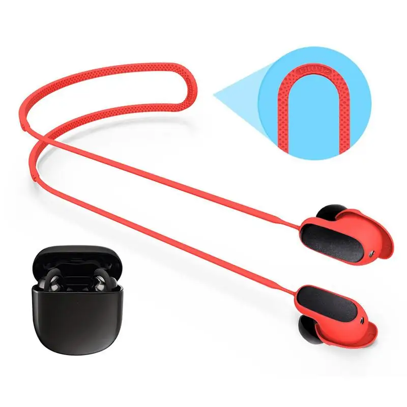 Anti-Lost Earbuds Strap For II Headphone Holder Rope Cable Headset Silicone Neck String Accessories