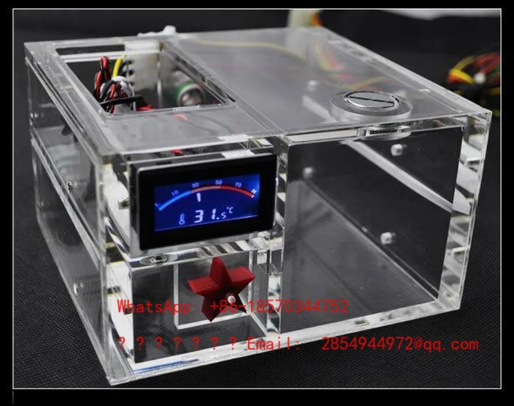 radiator-water-tank-double-optical-drive-water-tank-with-thermometer-and-flow-meter