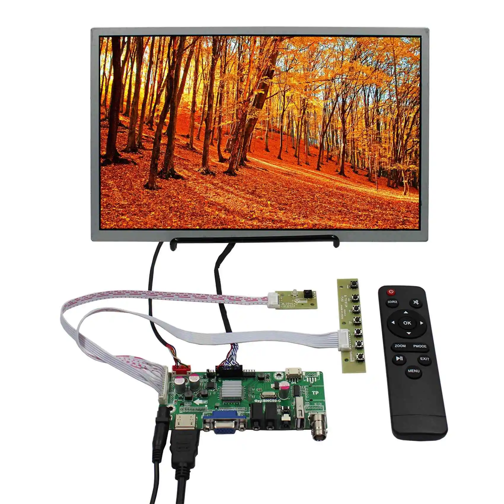 12.1inch LQ121K1LG52 1280X800 400cd LCD Screen with HD-MI VGA AV USB LCD Controller Board for Arcade Cabinet lcd / DIY Monitor