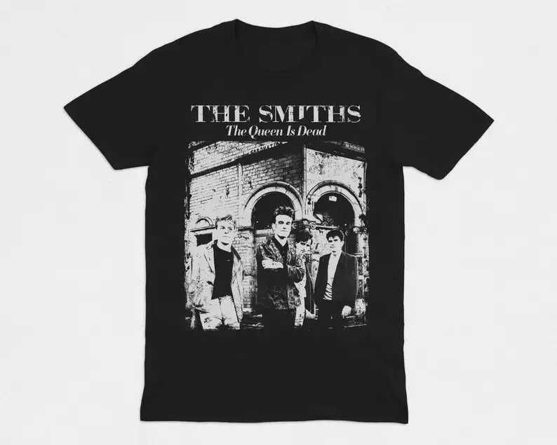 The Smiths Shirt The Queen is Dead T-shirt, Vintage Morrissey Black Unisex Tshirt.