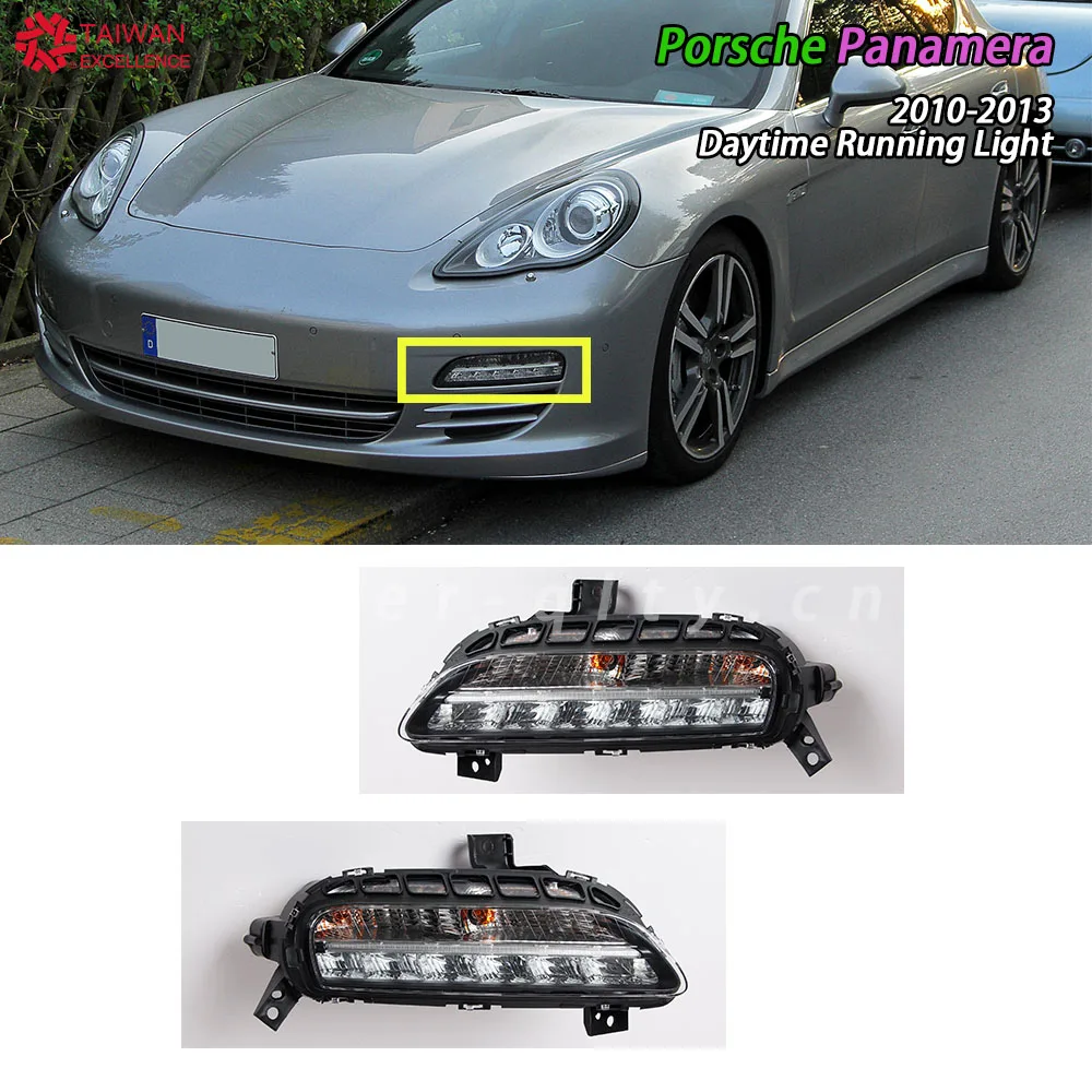 

Super Q для Porsche Panamera 970 DRL дневные ходовые светильник 2010-2013 лампы противотуманные L:97063108103 R:97063108203