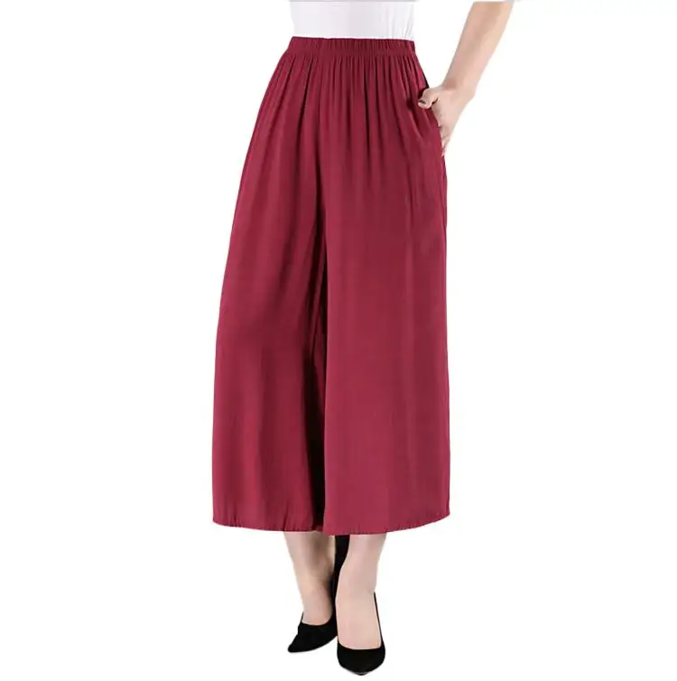 

2024 Summer thin Women Casual Wide Leg Pants Elegant office Trousers Female Pure Color cotton linen Pants pantalones de mujer