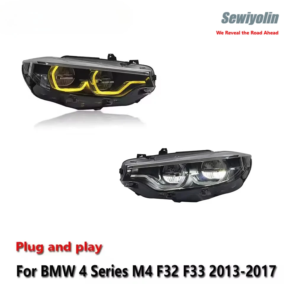 

Светодиодные фары для BMW 4 серии M4 F32 F33 2013-2017: противотуманные фары, ДХО, стоп-сигналы, указатели поворота, установка Plug and Play