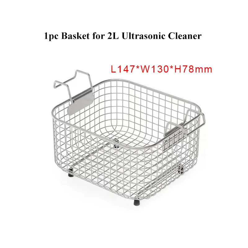 0.8L ~ 30L Ultrasone reinigingsmanden 304 roestvrijstalen mand Mesh Ultrasone reinigingsmachine Wasapparatuur