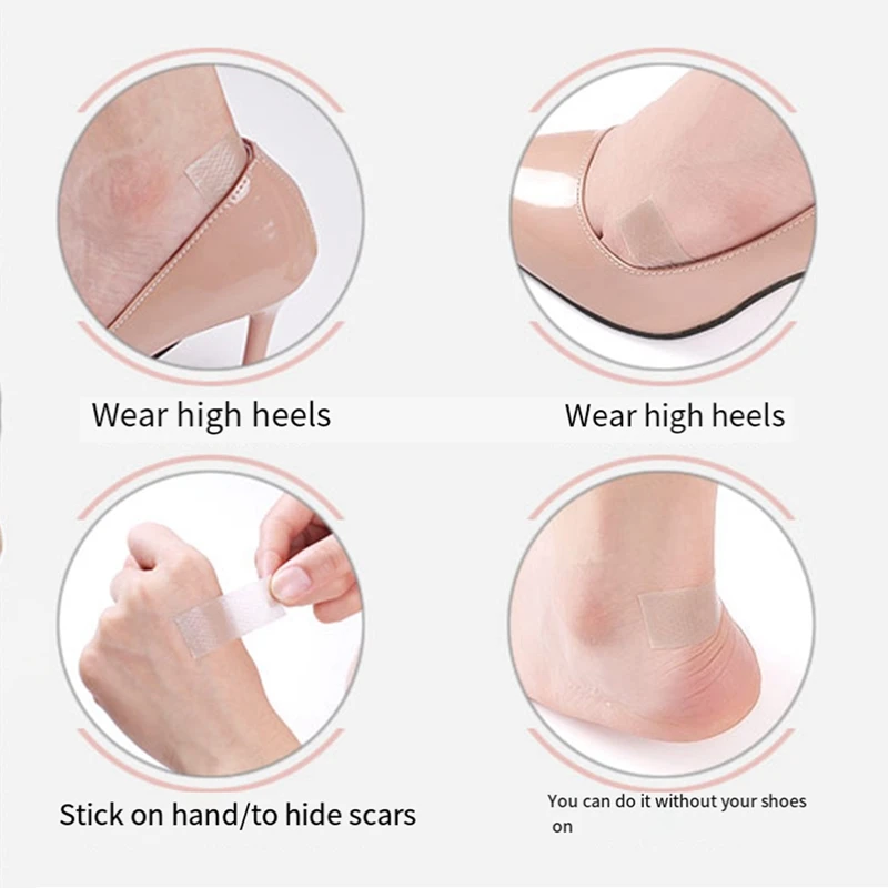 Invisible Scar Cover Stickers High-Heeled Shoes Anti-Wear Toe Foot Stickers Invisible Anti-Wear Heel Stickers