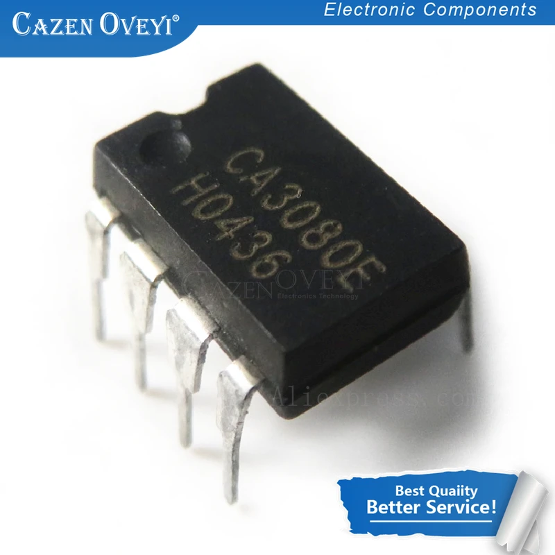 10pcs/lot CA3080E CA3080 DIP-8 IC In Stock