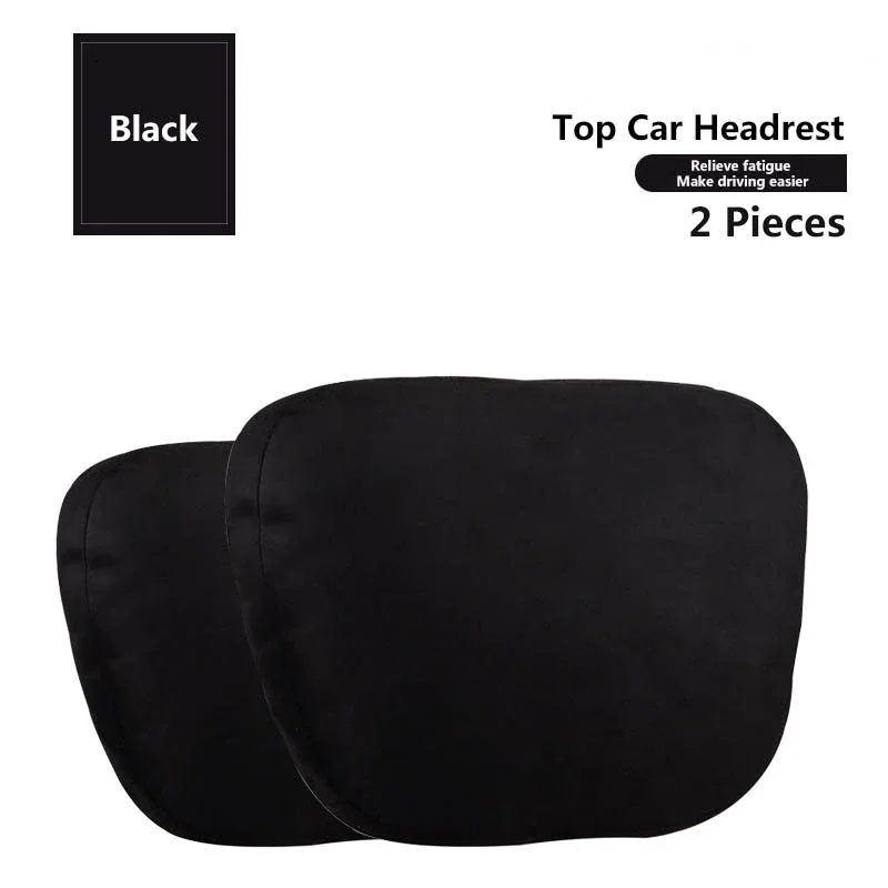 High Quality Car Headrest Neck Support Black/Brown/Beige/Gray Car Neck Pillow Soft Car Seat Head Cushion Universal Auto Pillows