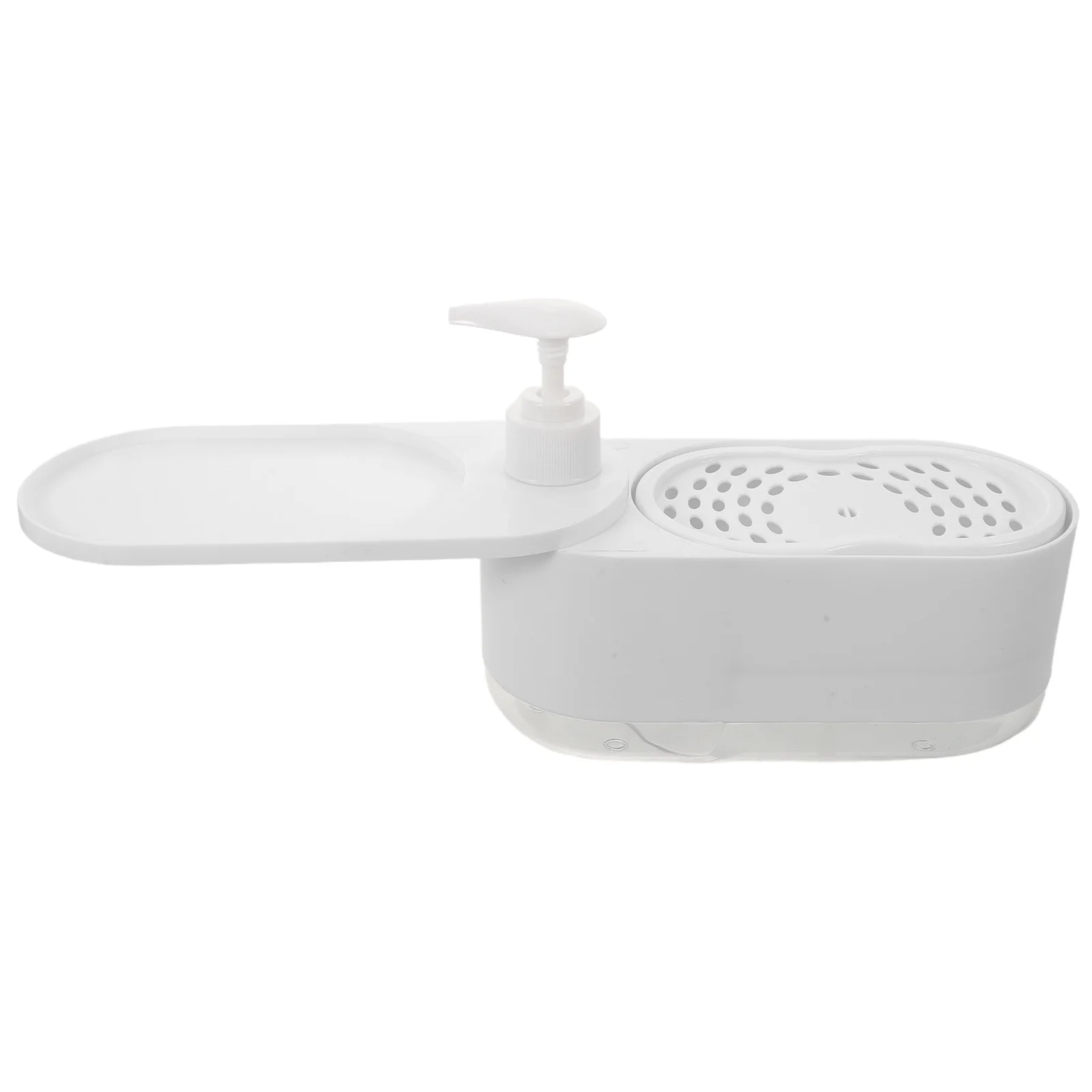 

Kitchen Refillable Plastic Liquid Hand Dispenser No Leak Wide Mouth Design For Dishwashing Bathroom Sink Organizer Countertop