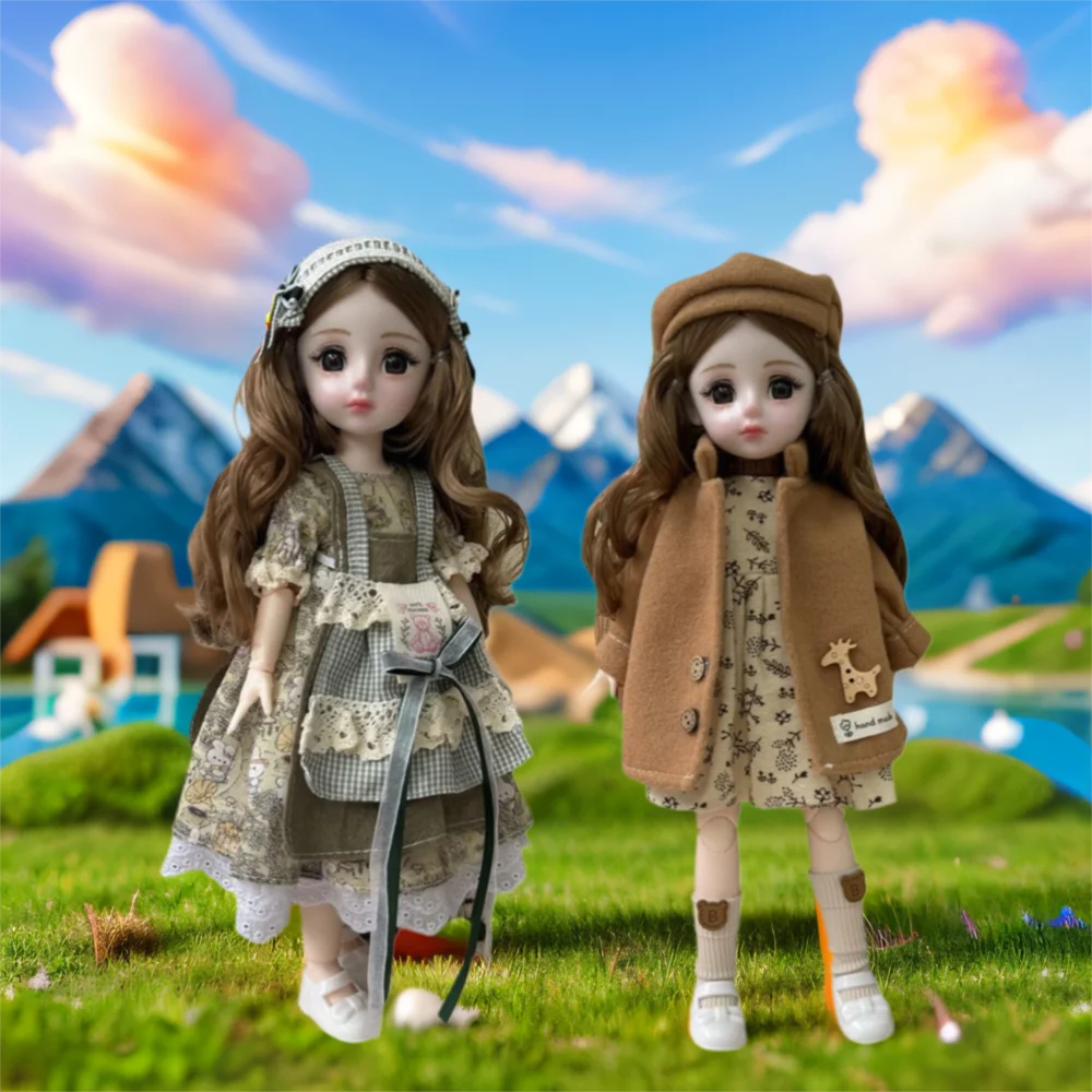 

1/6 SD 30 см Bjd кукла с одеждой привлекательные глаза длинные волосы платье принцессы BJD куклы элегантный шарнирный шарнир