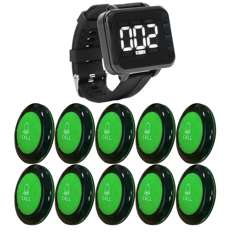 

Самая продаваемая беспроводная система вызова официанта, кальян, бар, перезаряжаемые часы, пейджер и кнопка, подставка, пейджер, зуммер для ресторана