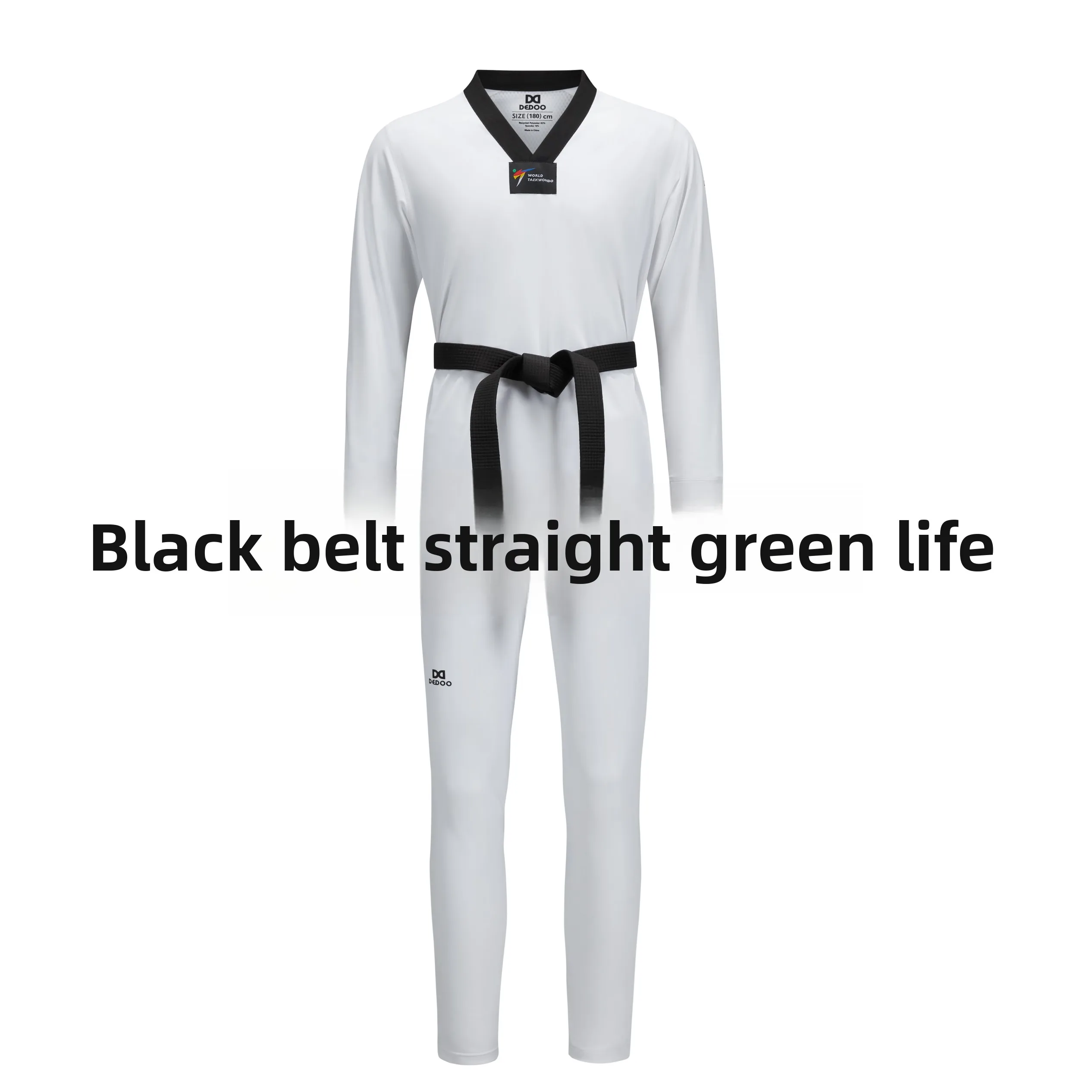 بدلة تايكوندو من DEDOO، ضيقة ومرنة، معتمدة من الاتحاد العالمي للتايكوندو، بدلة منافسة للشباب في الفنون القتالية #3