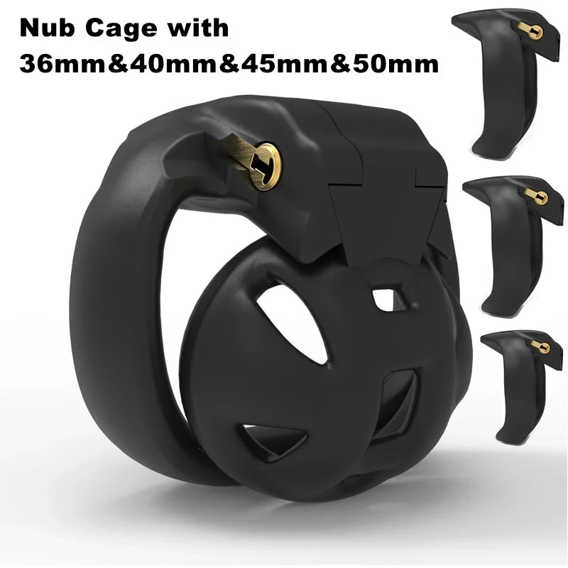 2023 New Male Chastity Cage 3D Nub Air Cage Male Chastity Inescapable Device HT-V4 Penis Ring Cock Cages Adult Sextoys For Men