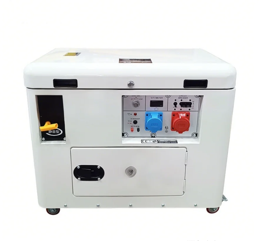 All Copper Alternator 5kw 10kva 12kva 10kw Factory Portable Power Generator Soundproof Electric Silent Genset Diesel Generator