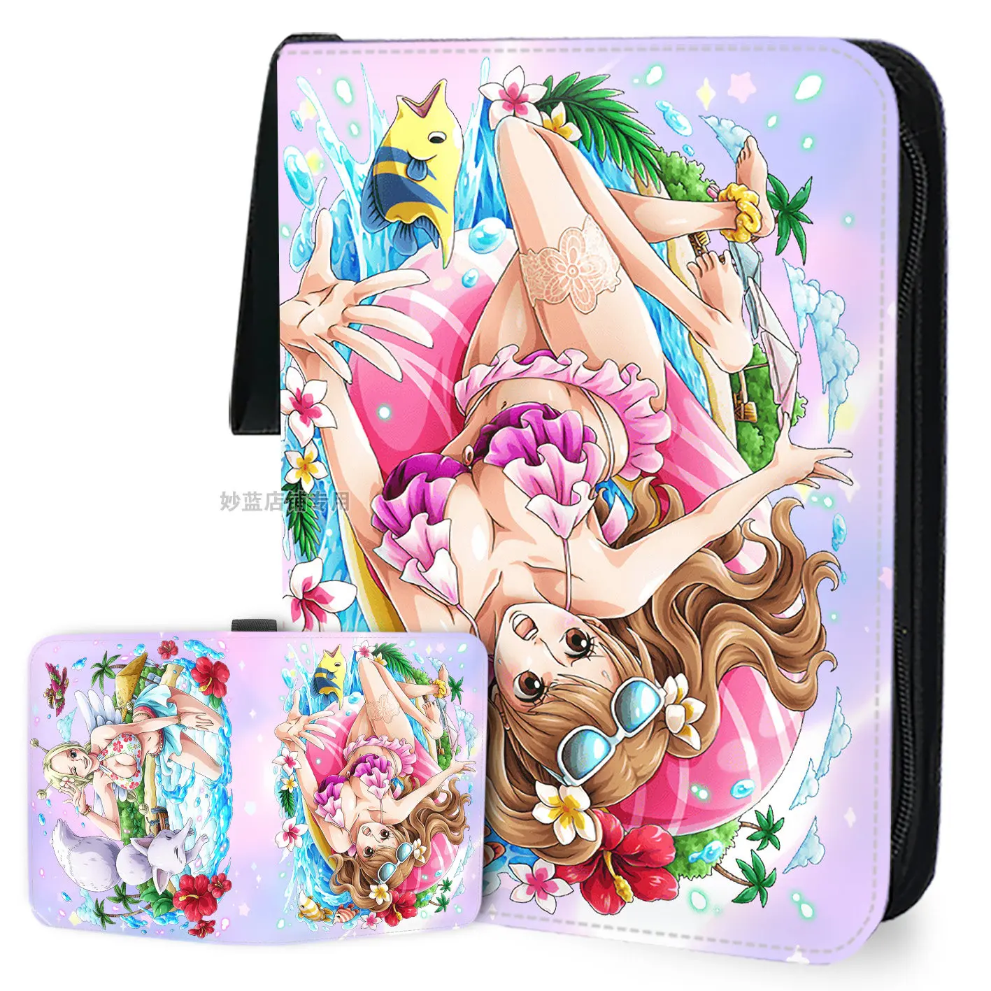 Anime 400-900pcs One Piece Luffy Zoro Card Book Pu Super Large Capacity Card Binder Display Game Collection Card Kids Toys Gifts