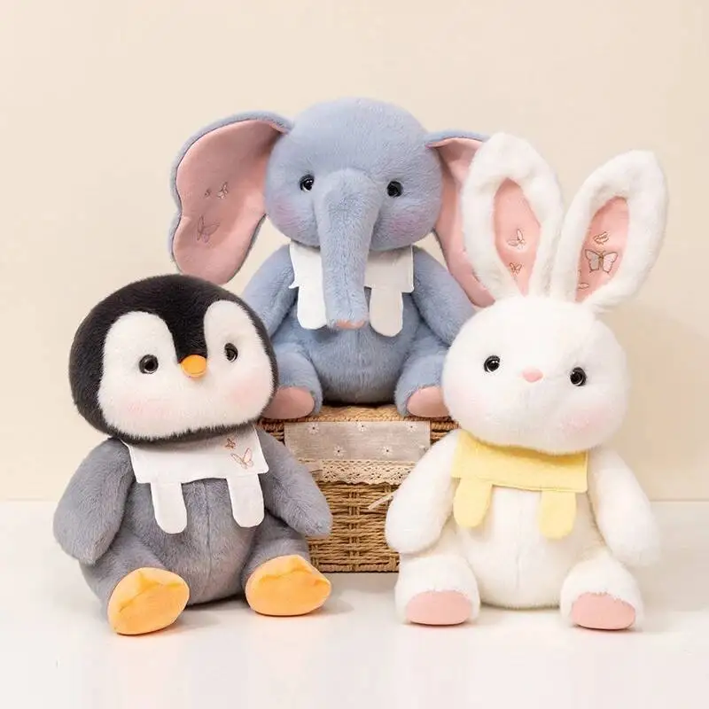 ตุ๊กตาสัตว์น่ารักเพนกวินกระต่ายของเล่น 58 ซม.คุณภาพสูงตุ๊กตากระต่ายตุ๊กตาหมอนของเล่นเด็กวันเกิดคริสต์มาสของขวัญ