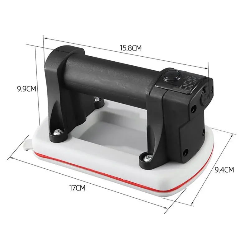 24-Hour Delivery Heavy-Duty 90KG Electric Vacuum Sucker Lifter With Rechargeable Battery And One-Click Start Functionality