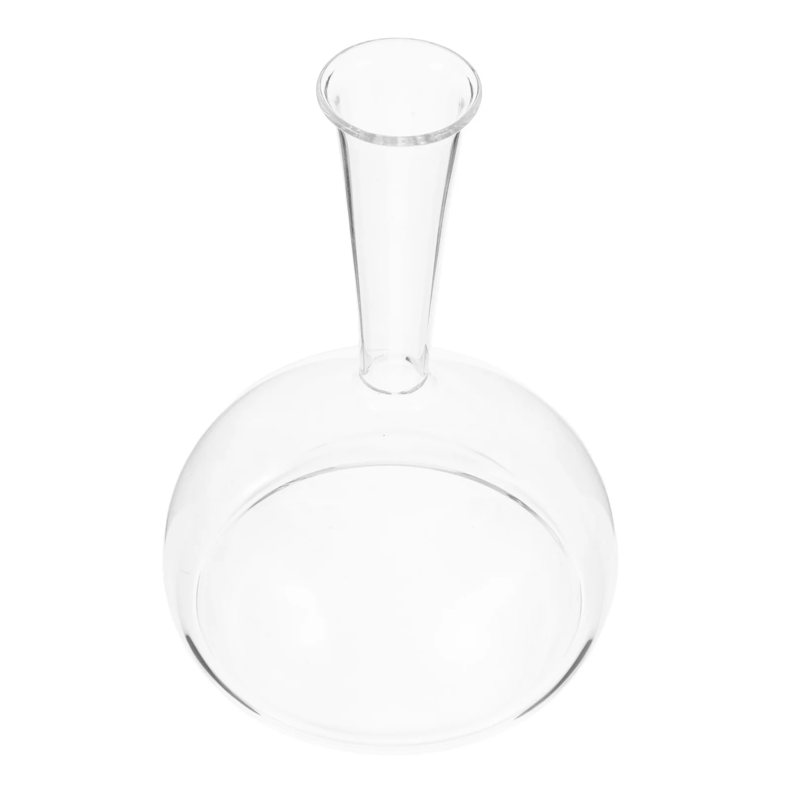 

Creative Glass Ingredient Bowl Side Spout Dry Ice Effect for Food Presentation Kitchen Parties Gourmet Serving Clear Glass