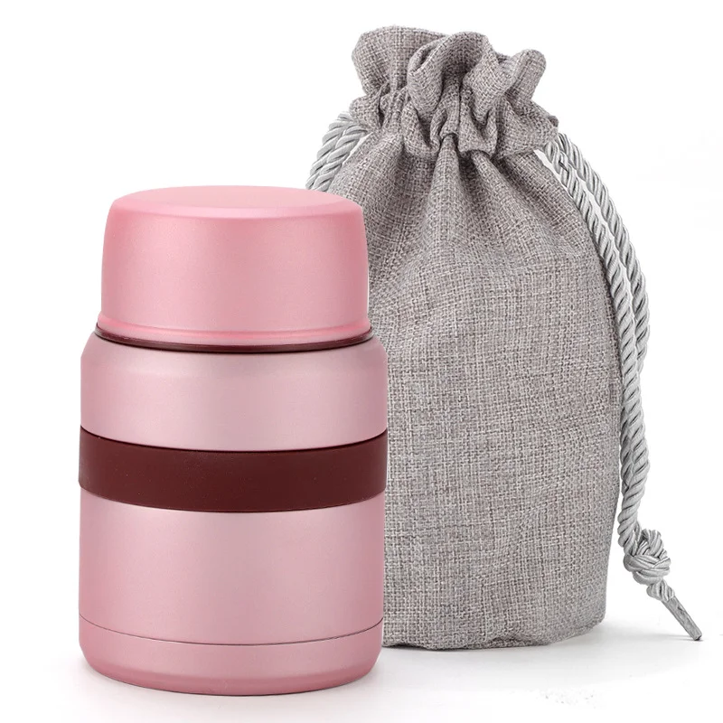 

1Pc Hot Food/soup Thermos Stainless Steel Vacuum Thermos Portable Spoon Thermos Lunch Box