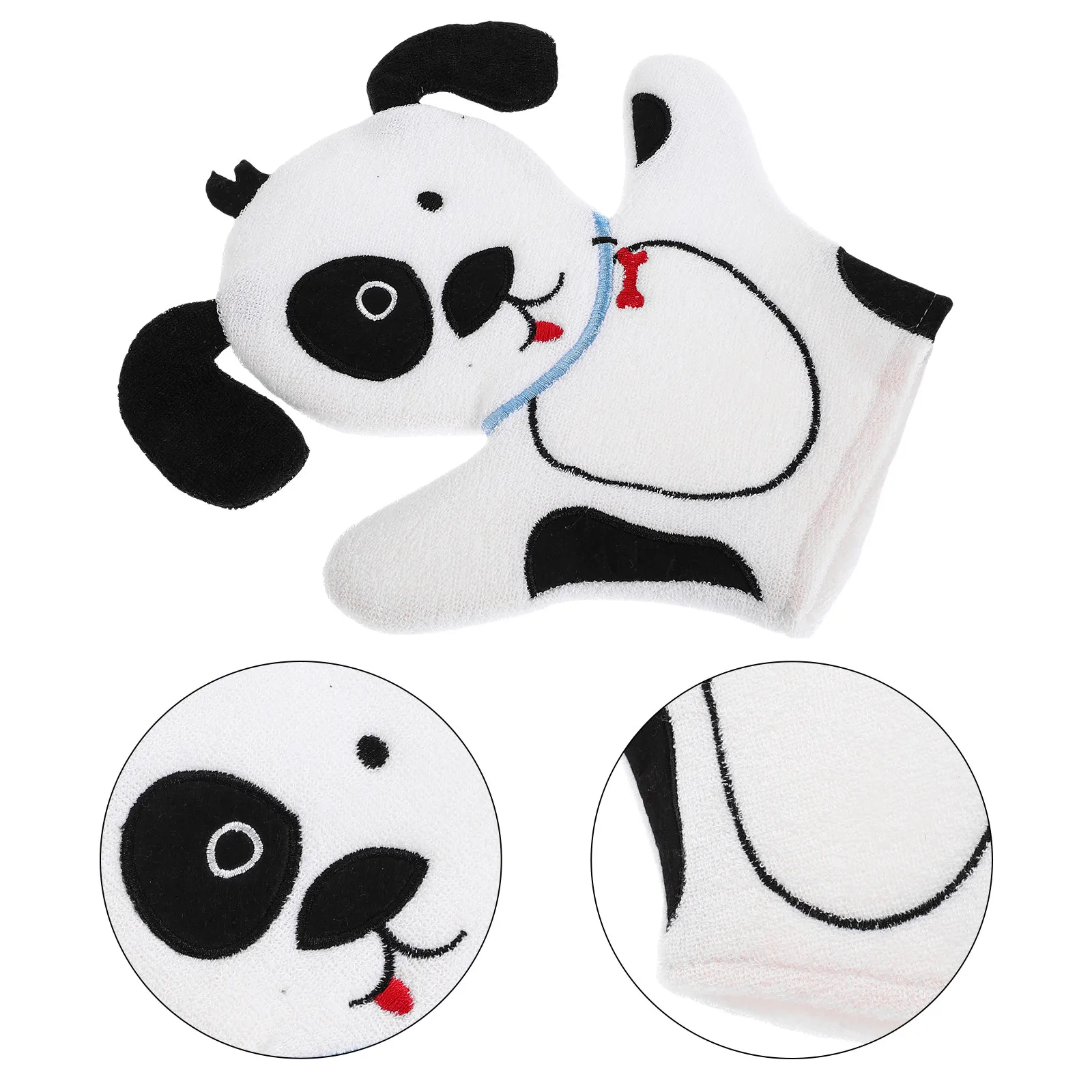 Kids Cartoon Bath Glove Soft Toddler Washing Glove Adorable Scrubbing Mitt Exfoliating Bath Kawaii Patches