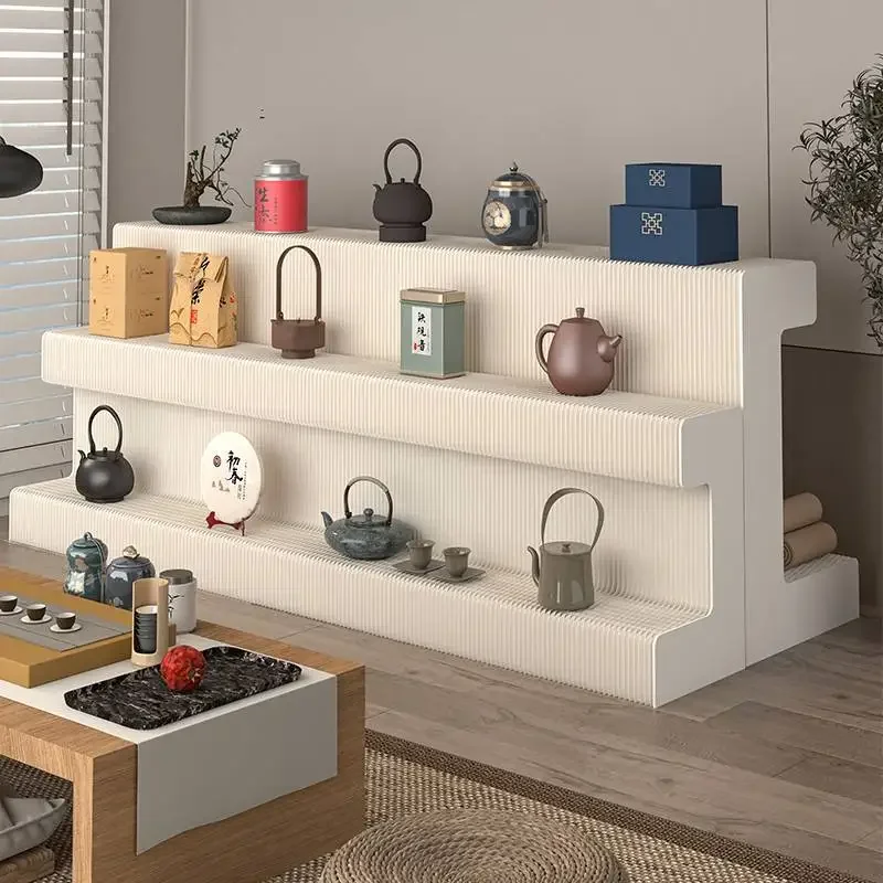 رف خزانة عرض متنقل متعدد الطبقات قابل للطي من Nakajima Club بمنصة مياه متدفقة #3