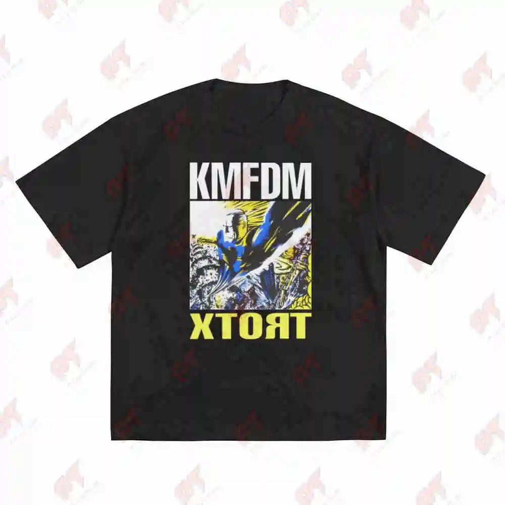 KMFDM Band Short Sleeve Tee 100% Cotton T-Shirt