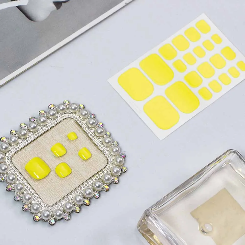 

Toe Nail Stickers Decals Decor Covers Durable Practical Simple Operation No Glue Required DIY Accessory Fashionable