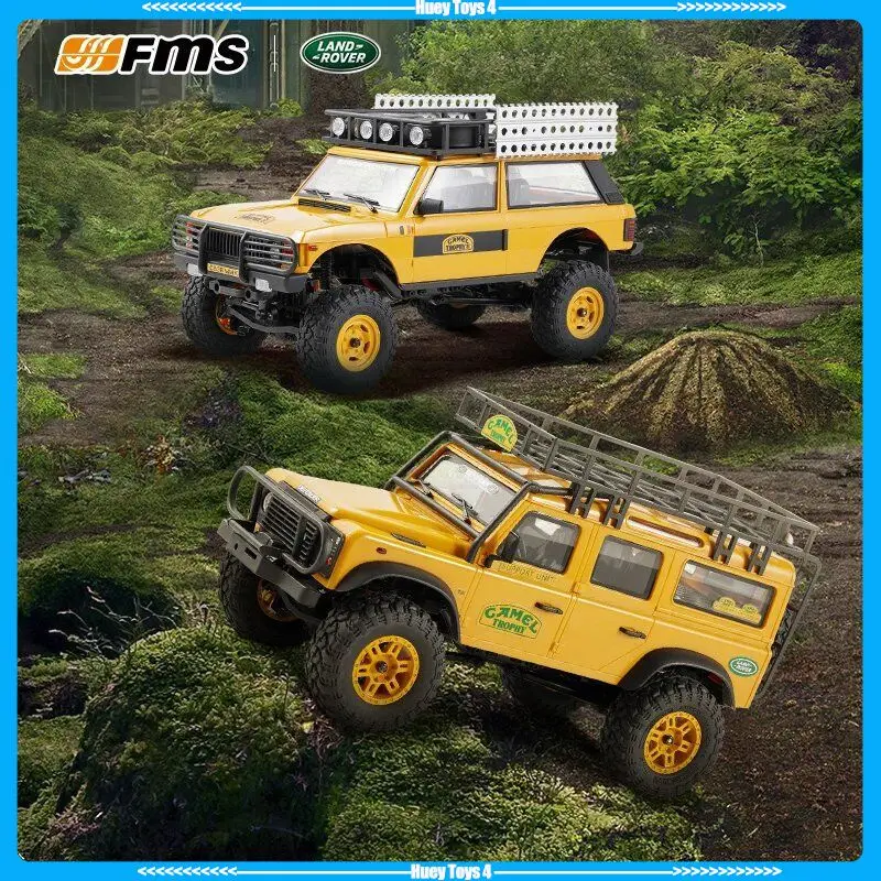 

Fms 1/24 Fcx24m Camel Cup Land Rover Defender 90/110 Первое поколение Range Rover Discovery Моделирование Альпинистский автомобиль Подарок