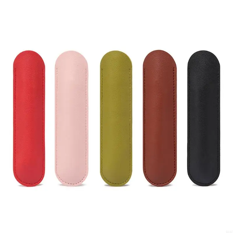 918c retro couro do plutônio caneta fonte titular bolso caneta manga mini assinatura caneta bolsa presente para estudantes