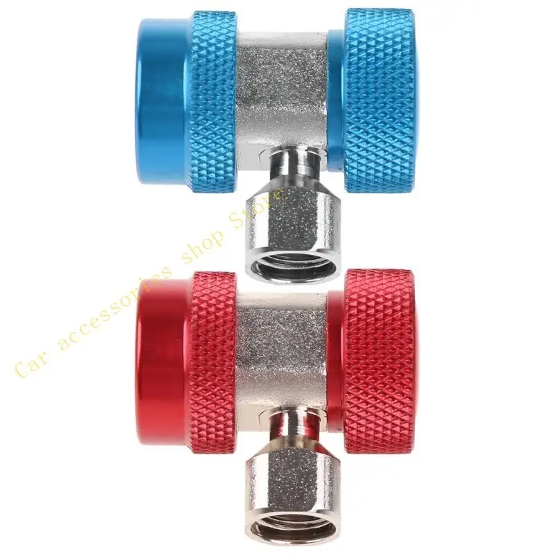 

T21E High Low Pressure R134A Adapter Fast Coupling Conditioner Coolant Adjustable