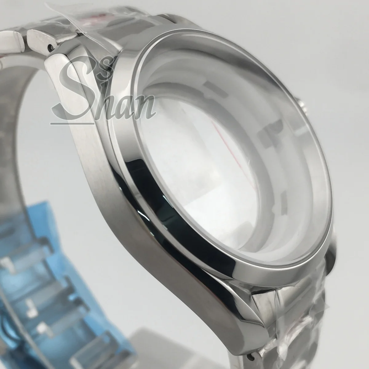 Boîtier pilote NH35 40mm, verre saphir NH34 NH35 NH36 ETA2824 PT5000, mouvement, bracelet en acier inoxydable, fermoir papillon