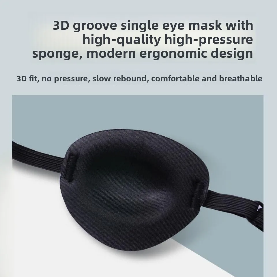 

Advanced Adult Single Eye Patch Training Covering Eye Film Pirate Weakn Correction Eye Mask Light Bloing Eye Cover