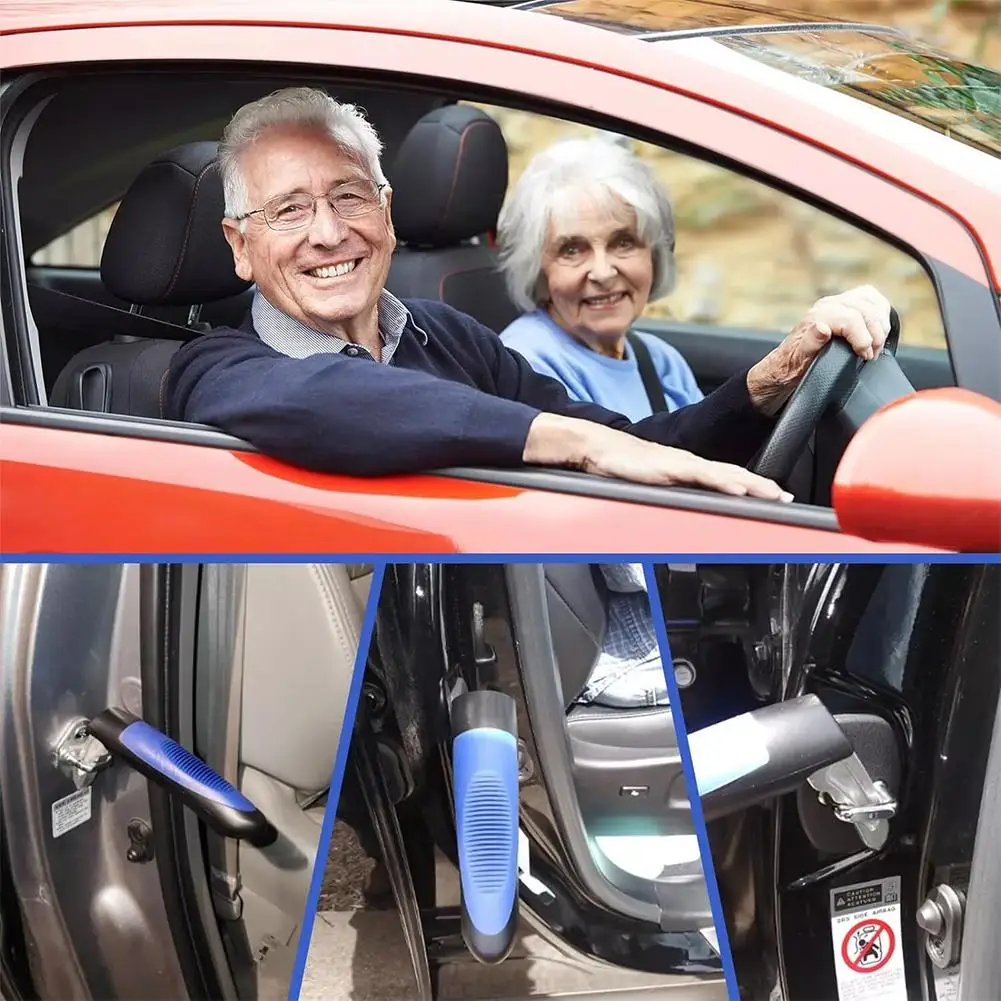 Elderly Car Handle Assist Non-Slip Ergonomic Design 450lbs Load Capacity Vehicle Support Handle Auto Grab Bar Cane Support Aid