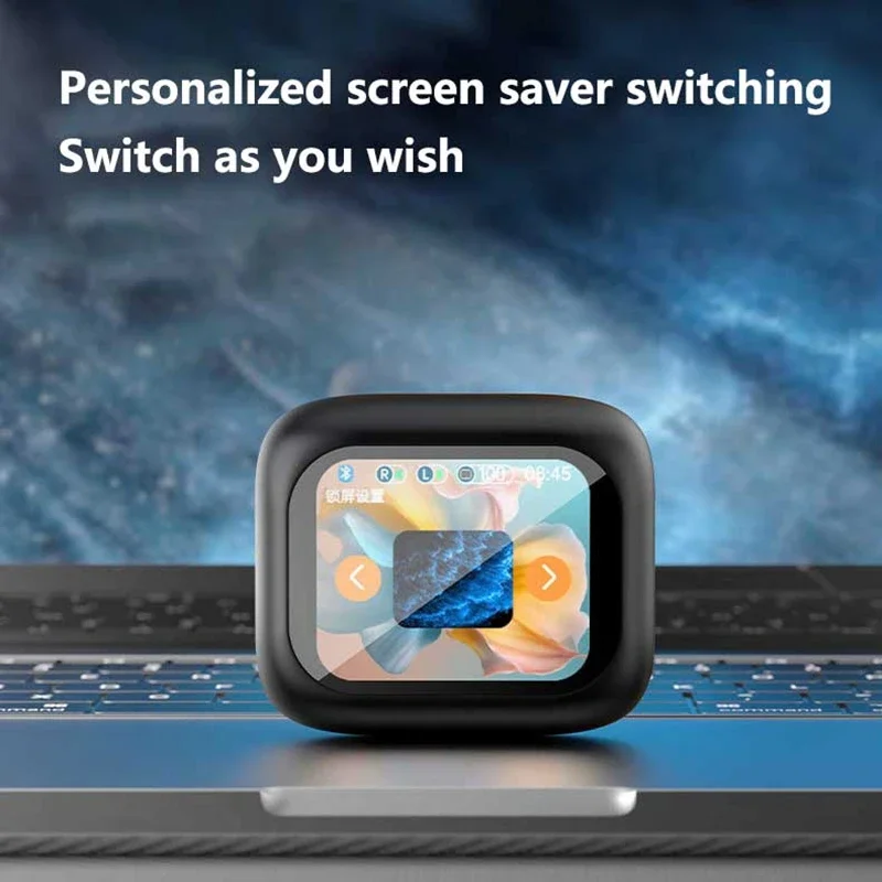 سماعة رأس Xiaomi كاملة بشاشة تعمل باللمس ANC ENC LX10 بلوتوث 5.4 سماعة أذن بخاصية إلغاء الضوضاء سماعات أذن لاسلكية مع ميكروفون جديد