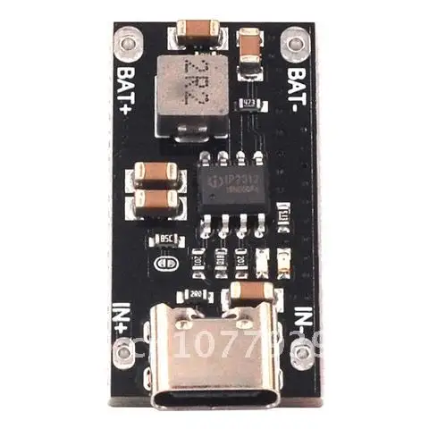 

Type C USB Input High Current 3A Polymer Ternary Lithium Battery Quick Fast Charging Board IP2312 CC/CV Mode 5V To 4.2V