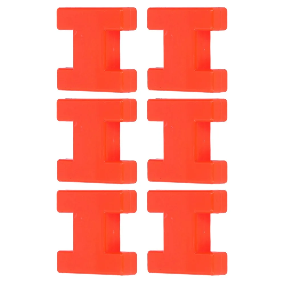 10PCS Portable H-Shaped Fishing Line Winder ABS Red Line Wrapping Board 60*55*10mm Line Spooling Tool Fishing Accessories