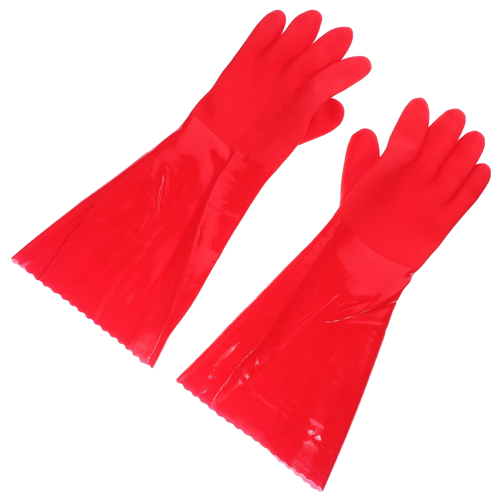 

2 Pairs Non slip Dishwashing Gloves Thicken Kitchen Cleaning Reusable Comfortable Housework Gardening Laundry Carpet Pet Care