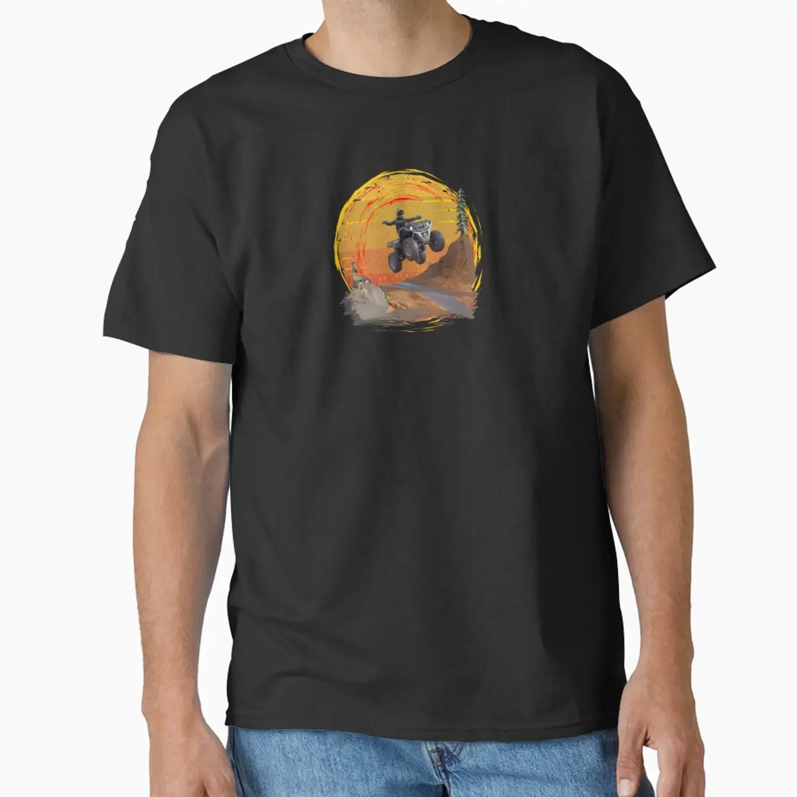 Off road Adventure 4x4 designed and sold by Moris shop vintage Washed Stretched Unisex Top For Everyday Wear graphic