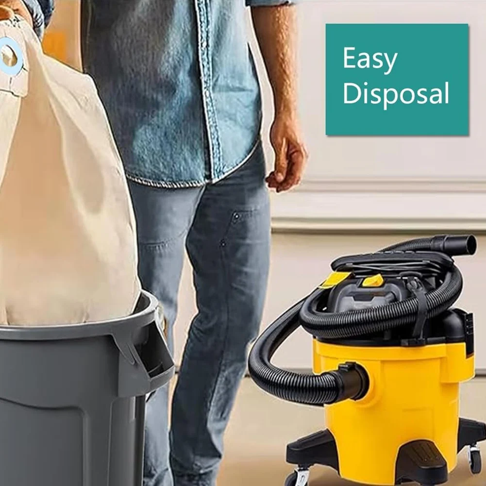 10 Uds bolsa de polvo apta para Dewalt Dxva19 4104 accesorios para aspiradoras repuestos bolsa de papel para polvo-A19G