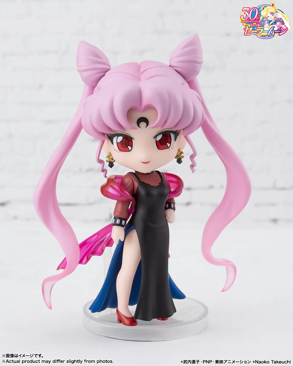 

В наличии подлинная BANDAI Figuarts мини Сейлор Мун Черная Леди фигурка аниме экшн-модель игрушки