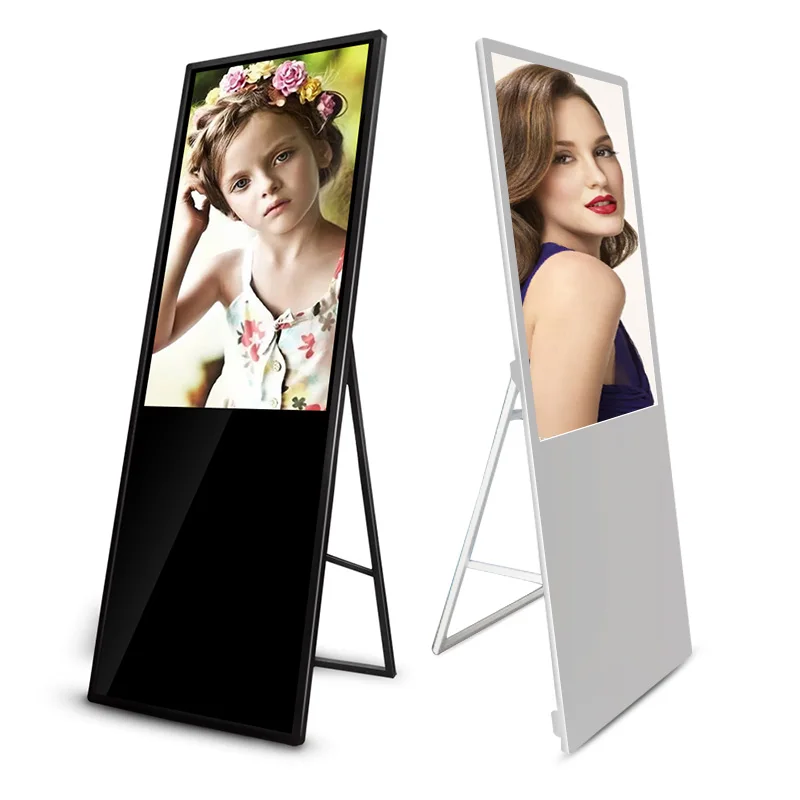 High Quality Floor Stand 43inch Lcd Display Touch Screen Indoor Android Advertising Information Retail Digital Totem Sinage