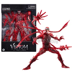 Legends Series Carnage Action Figure Red Venom Figurine Change Face Statue Model Doll Collectible Customized Decorate Gift Toy