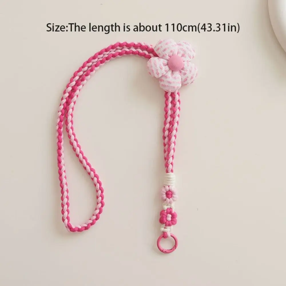 الحلو اليدوية شريط للرسغ مكافحة خسر الكرتون بروش الكروشيه نسج الحبل نسج سلسلة حقيبة ملونة حبل مضفر يوميا