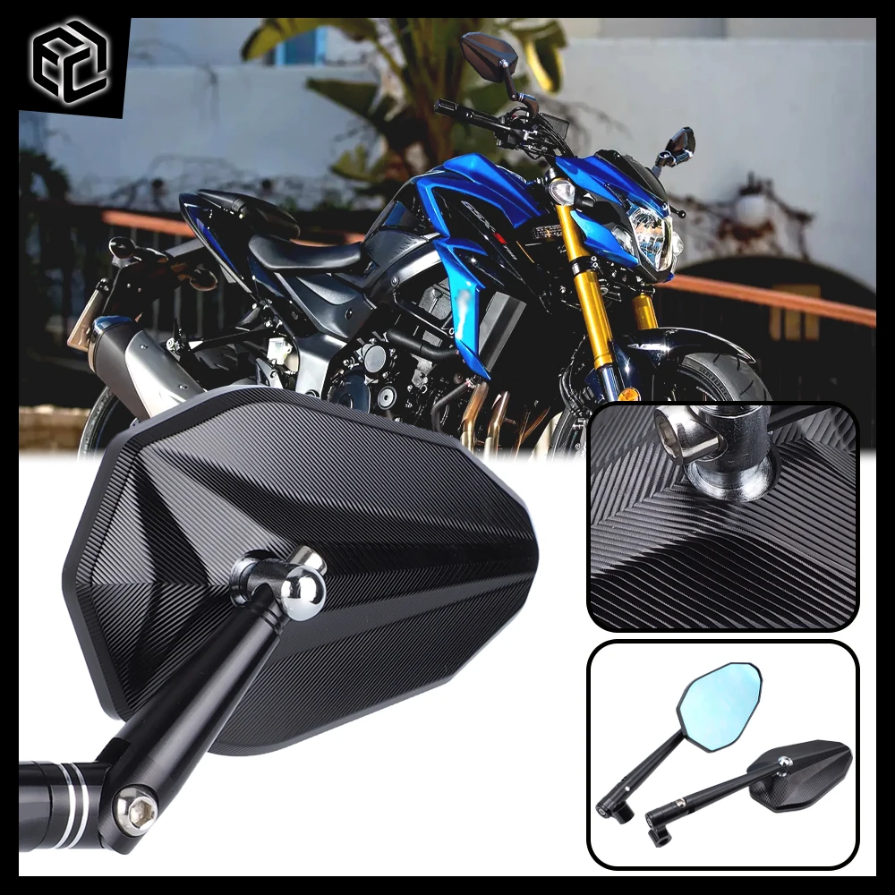 Motorcycle Bar End Mirror CNC Aluminum alloy For GSX-S1000 / GT / 750S /8S /GSR-750 / GIXXER250 / KATANA-750