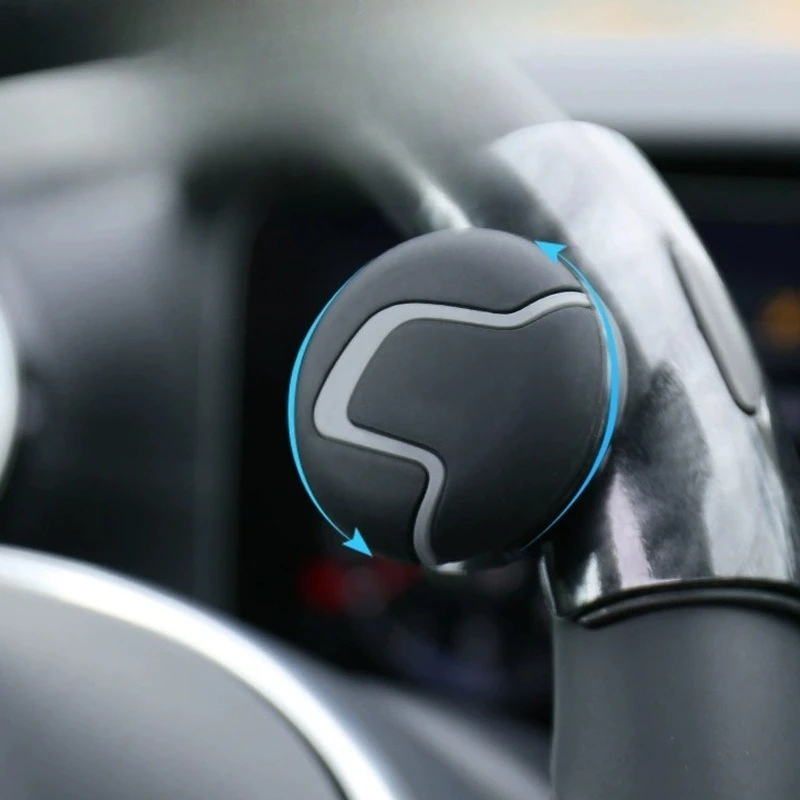 

Многофункциональный поворотный черный трудосберегающий шариковый усилитель для одной руки, вспомогательный рулевой механизм, корейский автомобильный руль, силовой шар