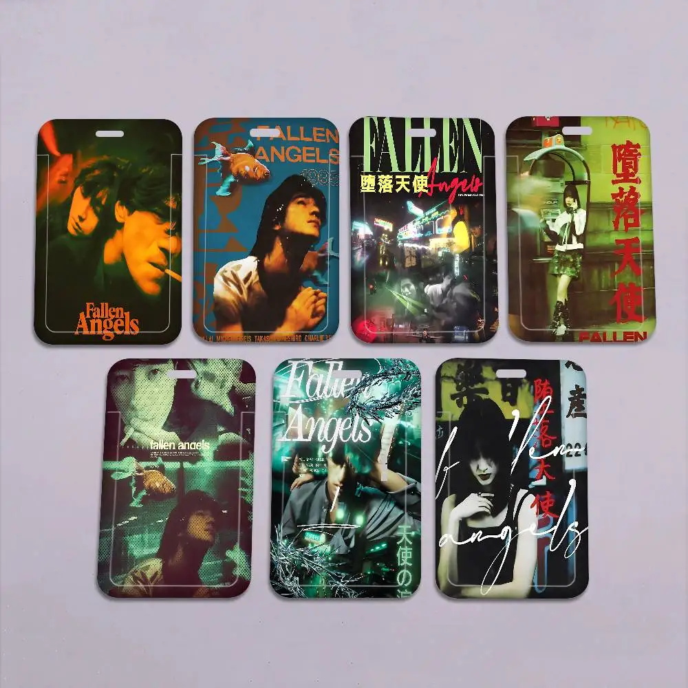 

Fallen Angels Wong Kar Wai 1 шт. Держатель для кредитных карт, банковских карт, удостоверений личности, студенческих пропусков с шейным ремешком и шнурком